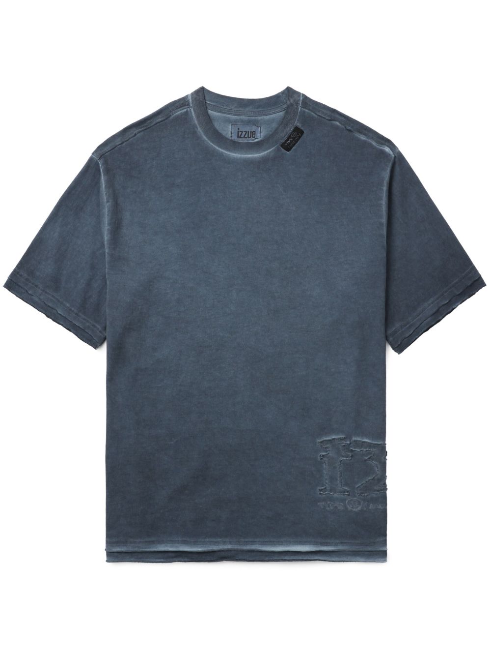 distressed cotton T-shirt