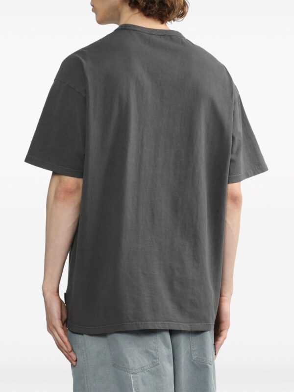 ⁦embroidered cotton T-shirt⁩ - الصورة ⁦2⁩
