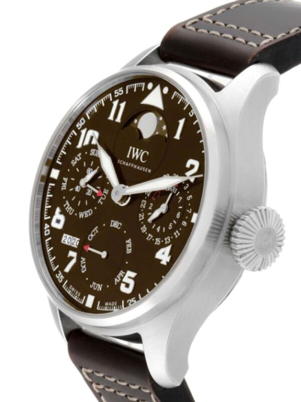 ⁦IWC Schaffhausen ساعة 'بيغ بايلوت بربتشوال كالندر' كلاسيكية 46 ملم⁩ - الصورة ⁦3⁩