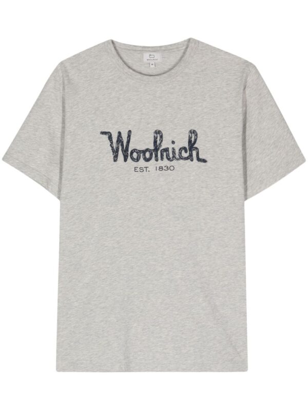 embroidered-logo cotton T-shirt