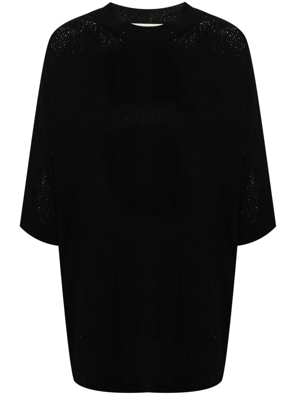 distressed longline T-shirt