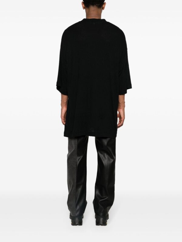 ⁦distressed longline T-shirt⁩ - الصورة ⁦2⁩