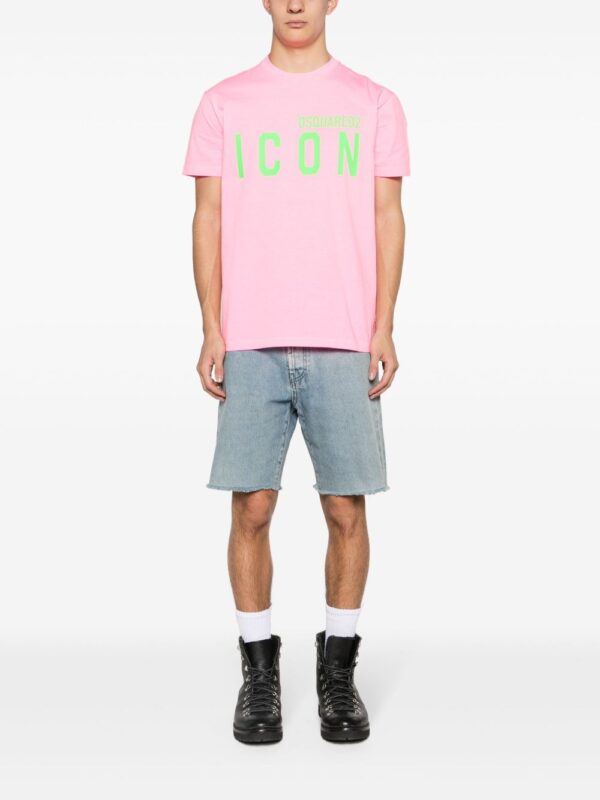 ⁦Be Icon Cool cotton T-shirt⁩ - الصورة ⁦3⁩