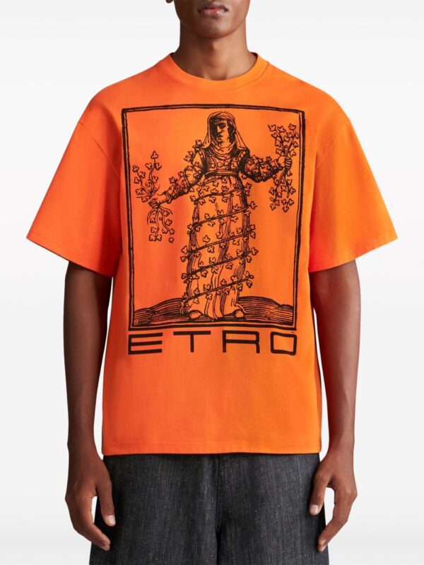 ⁦Allegory of Strength-print cotton T-shirt⁩ - الصورة ⁦3⁩
