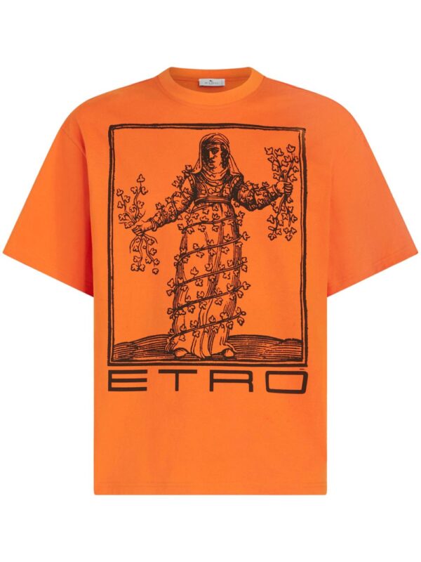 Allegory of Strength-print cotton T-shirt