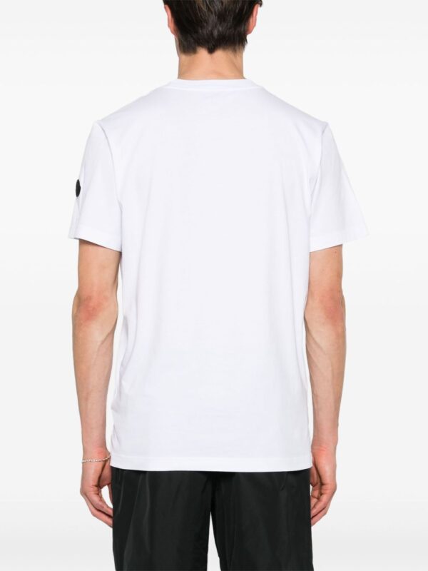 ⁦appliqué-logo cotton T-shirt⁩ - الصورة ⁦2⁩