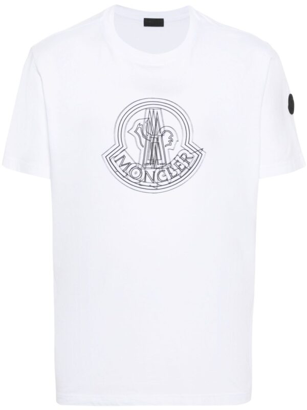 appliqué-logo cotton T-shirt