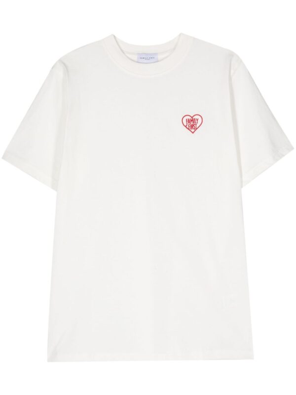 embroidered-logo cotton T-shirt