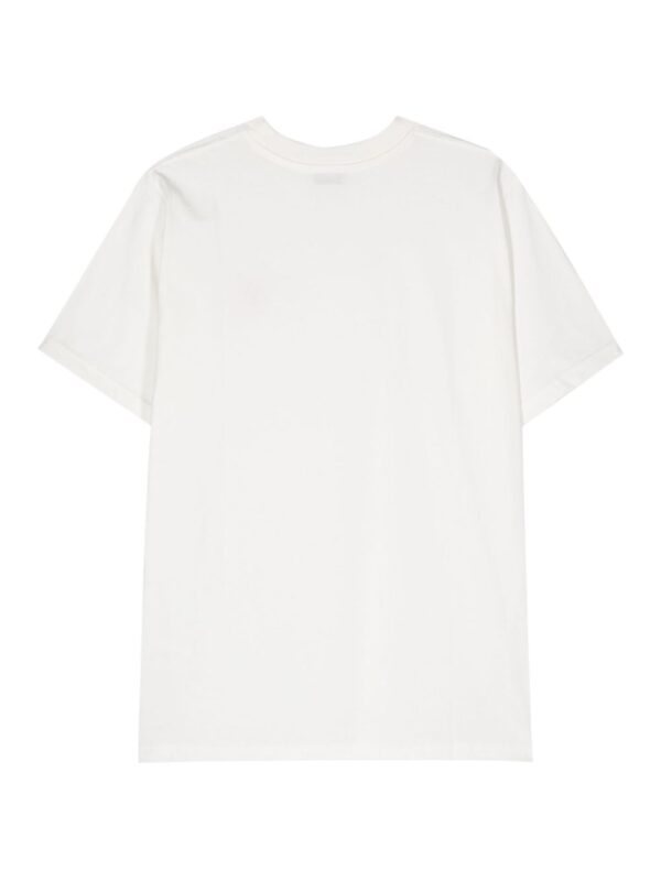 ⁦embroidered-logo cotton T-shirt⁩ - الصورة ⁦3⁩