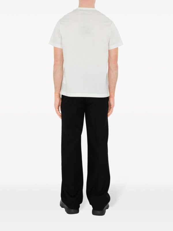 ⁦EKD-embroidered cotton T-shirt⁩ - الصورة ⁦3⁩