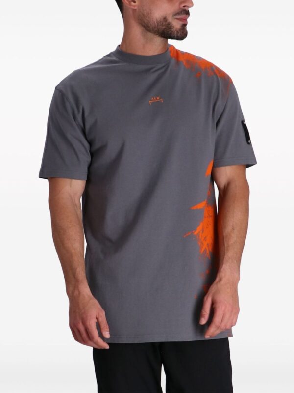 ⁦Brushstroke cotton T-shirt⁩ - الصورة ⁦3⁩