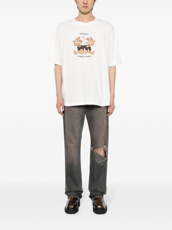 ⁦Choke graphic-print cotton T-shirt⁩ - الصورة ⁦3⁩