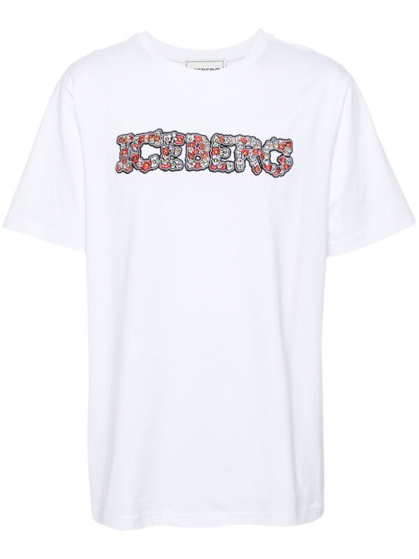 5D logo-embroidered T-shirt