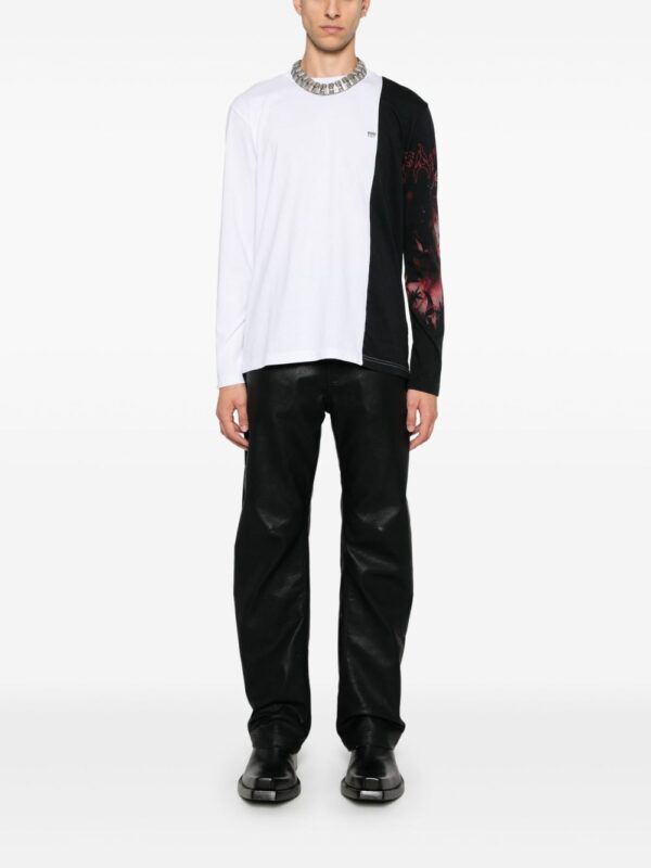 colour-block longsleeved T-shirt