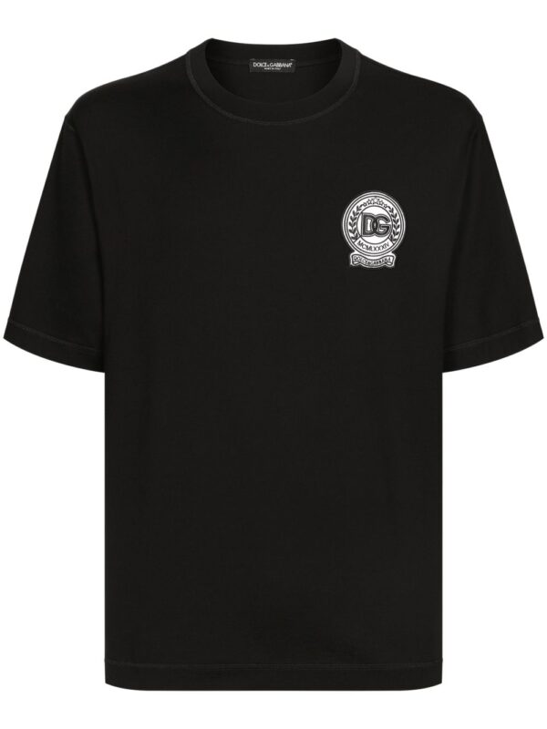 DG-embroidered cotton T-shirt