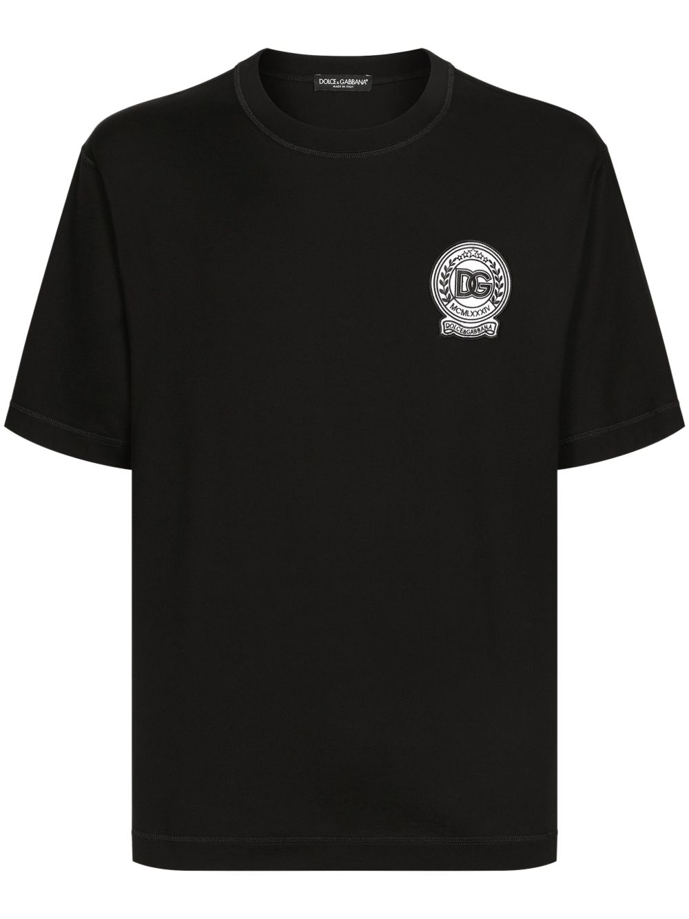 DG-embroidered cotton T-shirt