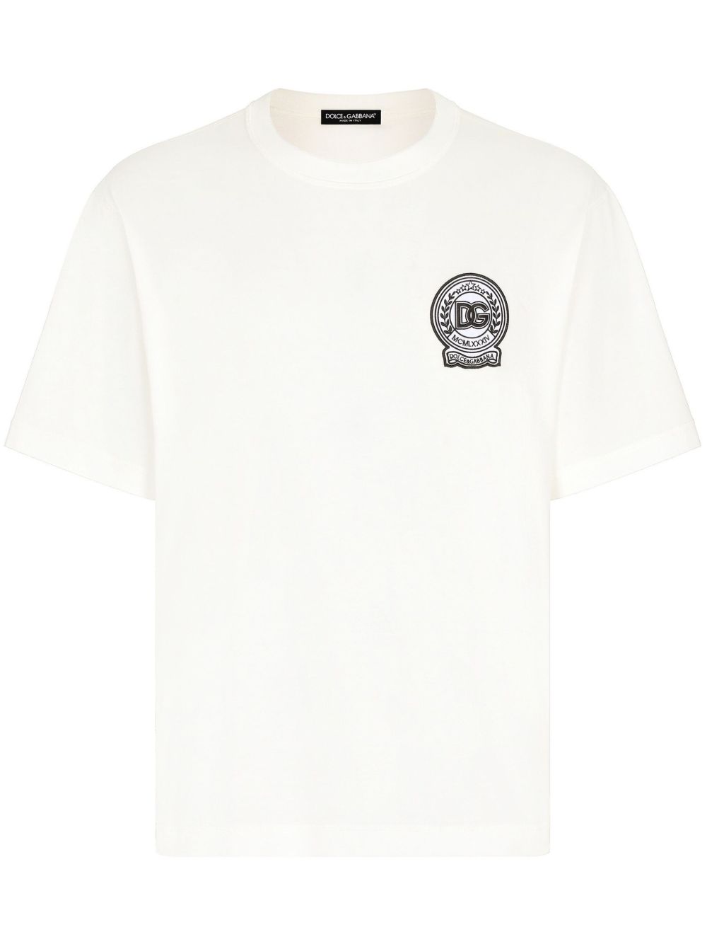 DG-embroidered cotton T-shirt