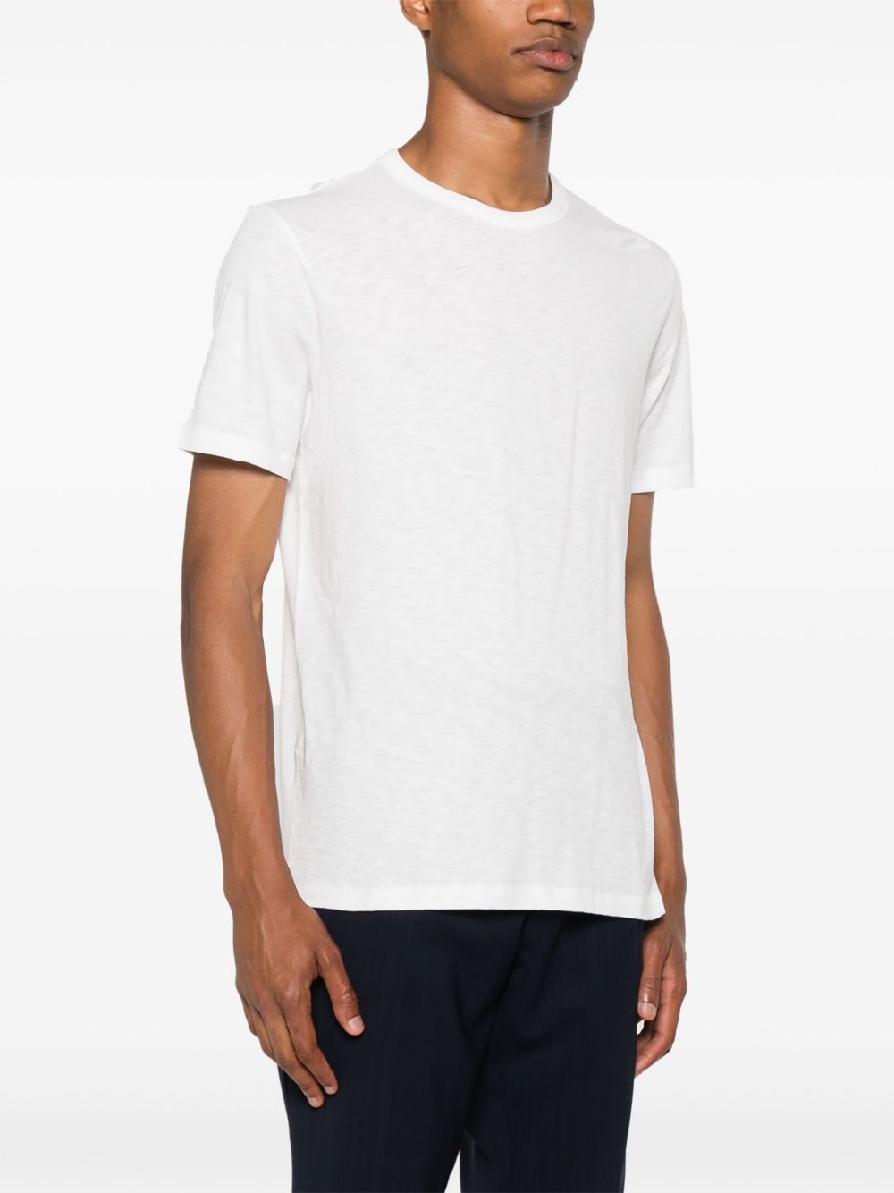 Essential slub-texture T-shirt