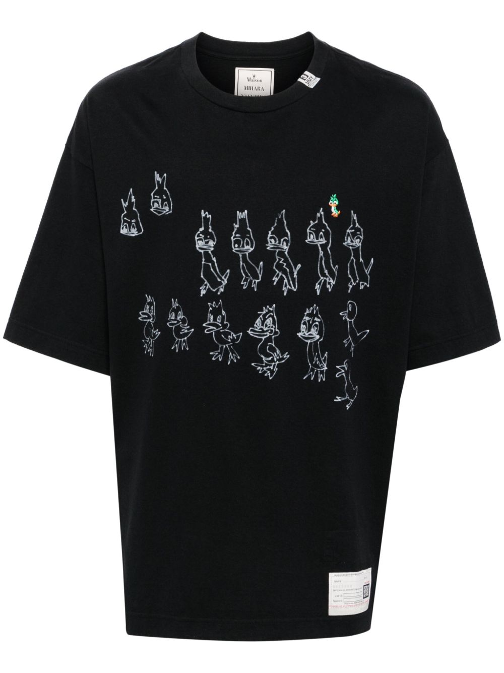 ducks-print T-shirt