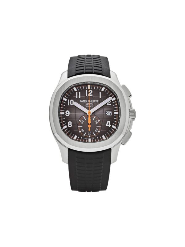 Patek Philippe Pre-Owned ساعة 'أكوانو كرونوغراف تيفاني أند كو' كلاسيكية 42 ملم 2023