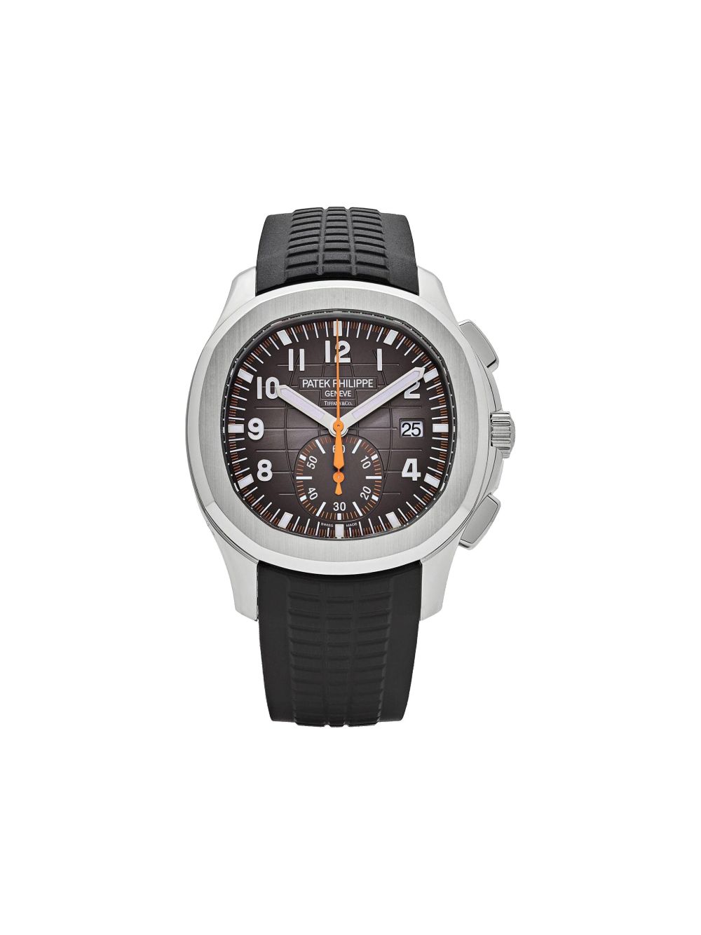 Patek Philippe Pre-Owned ساعة ‘أكوانو كرونوغراف تيفاني أند كو’ كلاسيكية 42 ملم 2023
