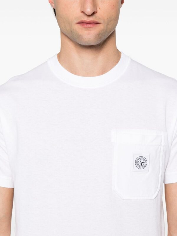 ⁦Compass-motif T-shirt⁩ - الصورة ⁦4⁩