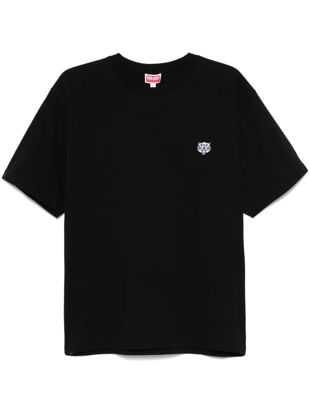 “Lucky Tiger” embroidered T-shirt