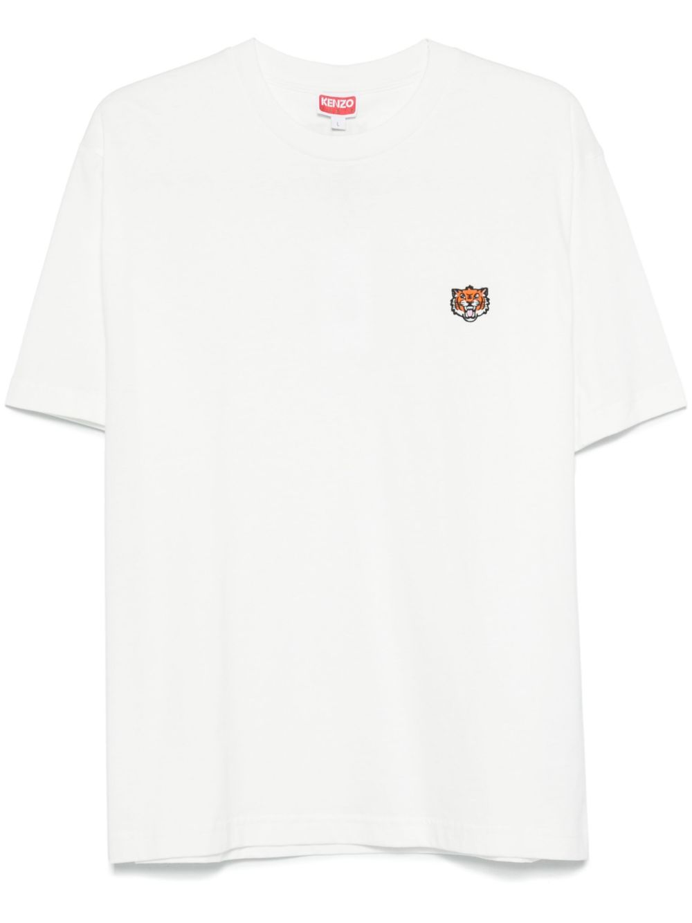 “Lucky Tiger” embroidered T-shirt