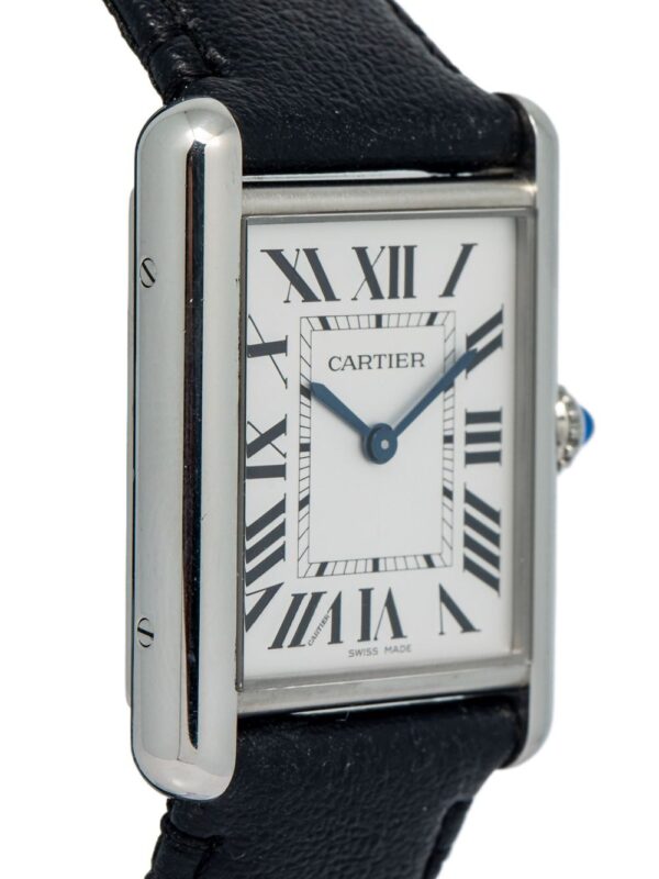 ⁦Cartier ساعة 'تانك ماست سولاروبيت' كلاسيكية 33 ملم⁩ - الصورة ⁦5⁩