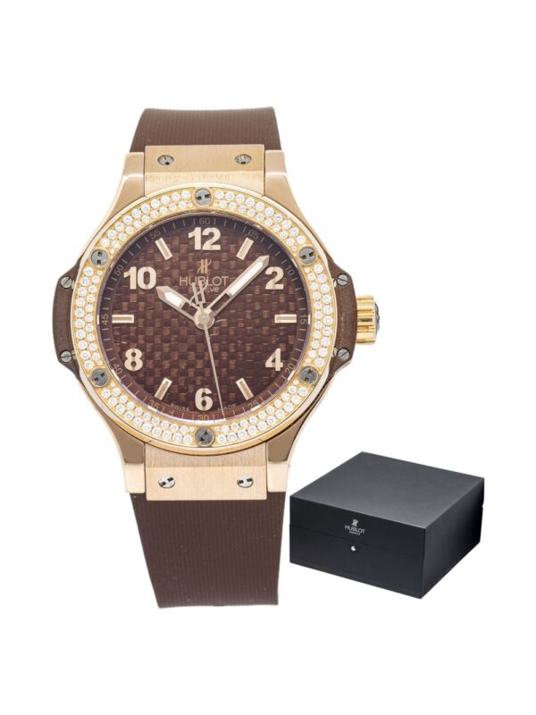 ⁦Hublot ساعة 'بيغ باغ كابوتشينو' كلاسيكية 38 ملم⁩ - الصورة ⁦4⁩