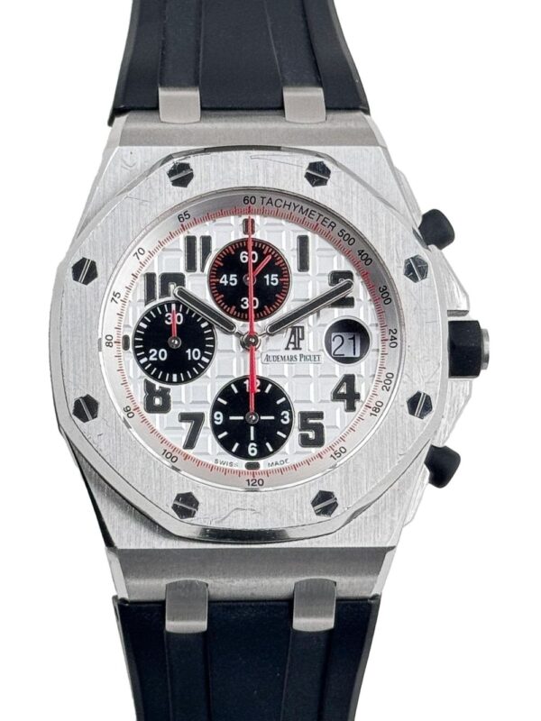 ⁦Audemars Piguet ساعة 'رويال أوك أوفشور كرونوغراف' كلاسيكية 42 ملم⁩ - الصورة ⁦4⁩
