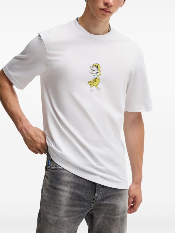 animal graphic-print cotton T-shirt