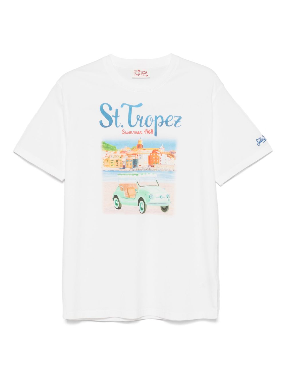 embroidered-detail T-shirt