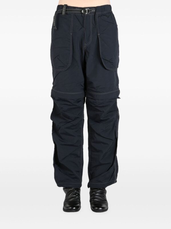 pleated wide-leg trousers