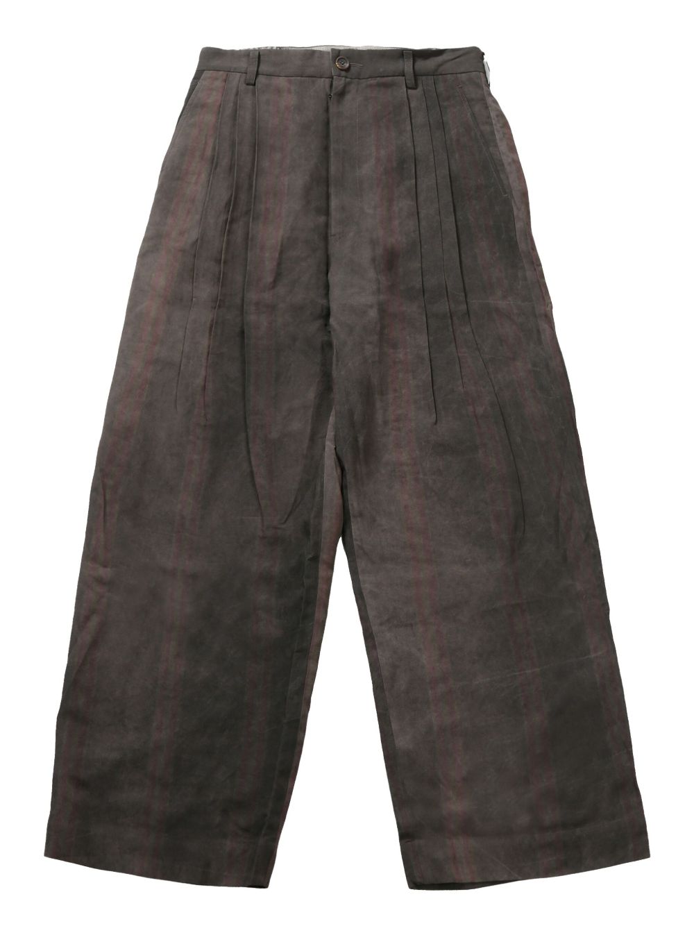 pleated wide-leg trousers
