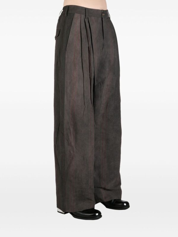 ⁦pleated wide-leg trousers⁩ - الصورة ⁦3⁩