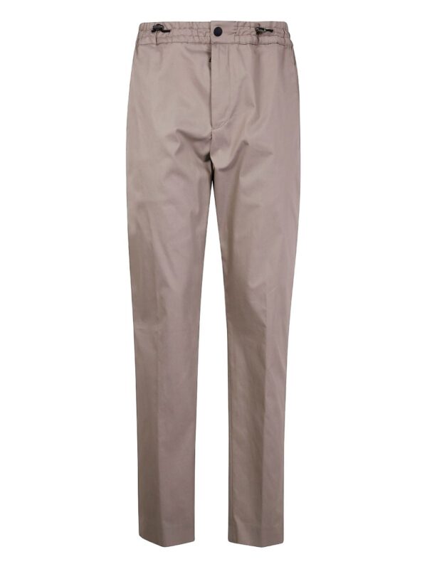 drawstring-waist trousers
