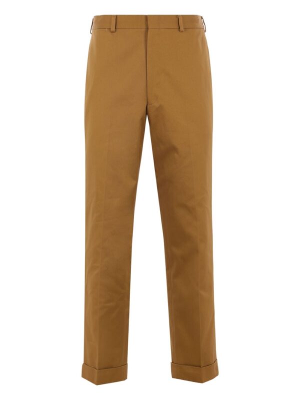 gabardine chino trousers