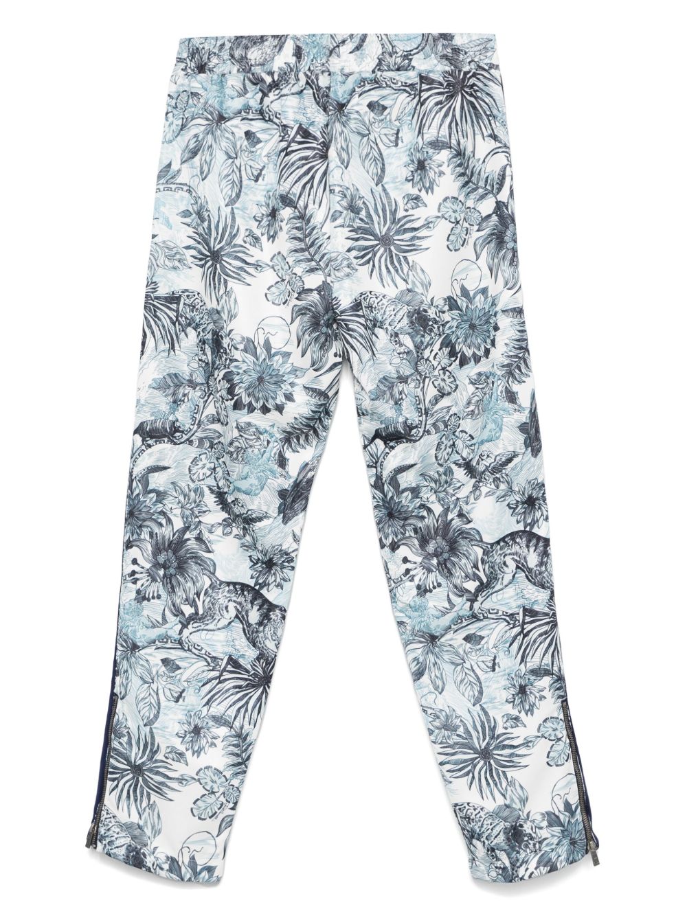 jungle-print track pants