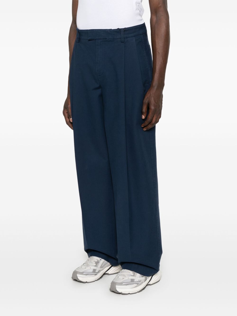 x Lardini pleated chinos