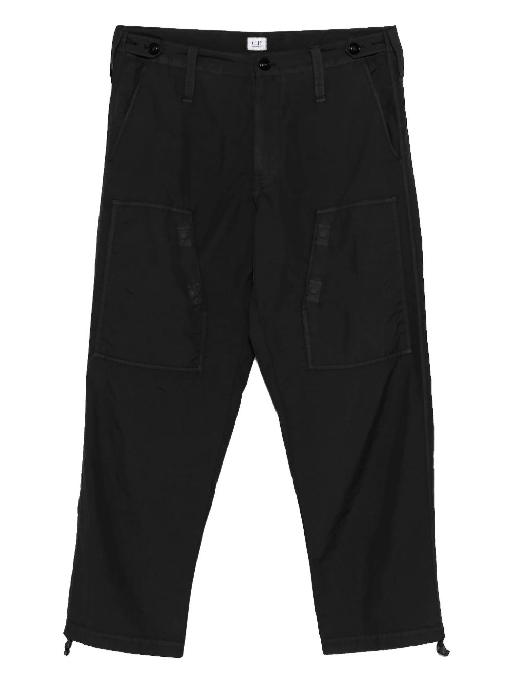 drop-crotch cargo trousers