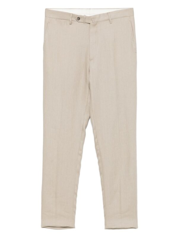 linen trousers