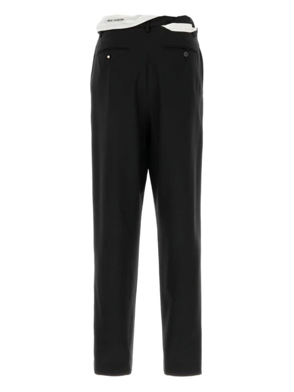 ⁦folded-waistband trousers⁩ - الصورة ⁦3⁩