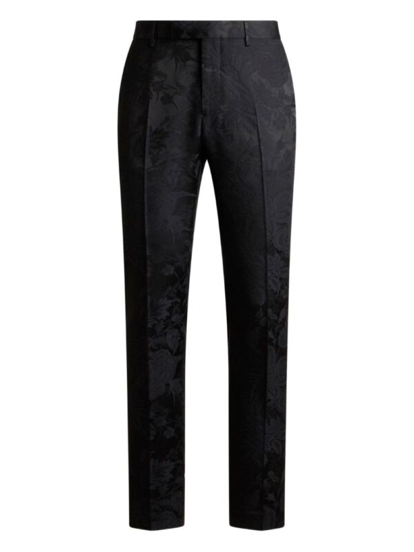 ⁦paisley-jacquard trousers⁩ - الصورة ⁦3⁩