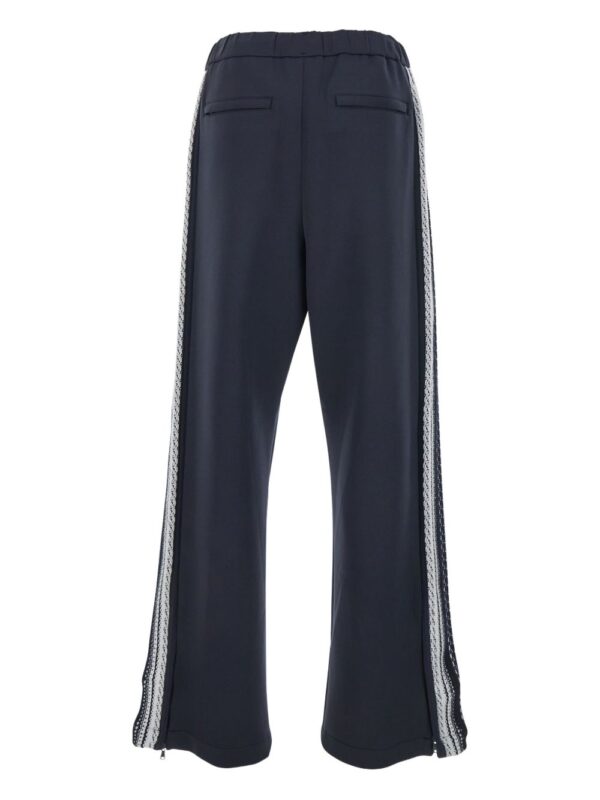 elasticated-waistband trousers