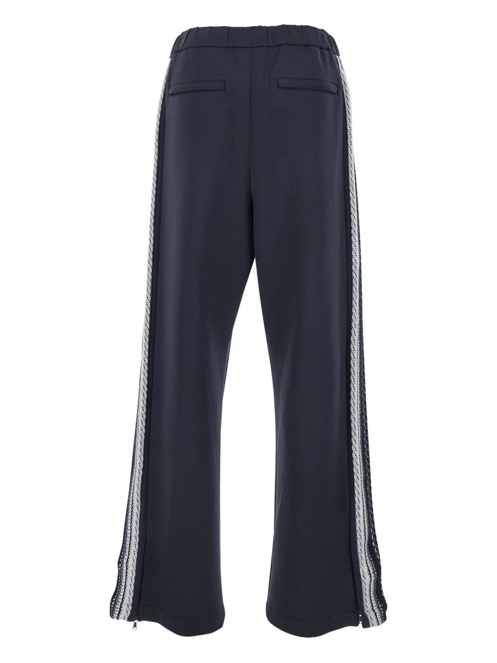 elasticated-waistband trousers