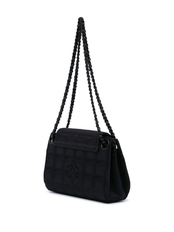 ⁦- Mini New Travel Line Nylon Accordion Flap shoulder bag⁩ - الصورة ⁦2⁩