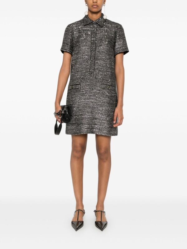 ⁦tweed mini dress⁩ - الصورة ⁦6⁩