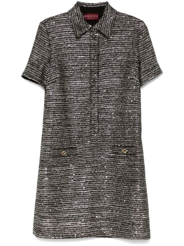 tweed mini dress
